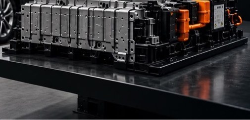Hybrid battery on a workbench